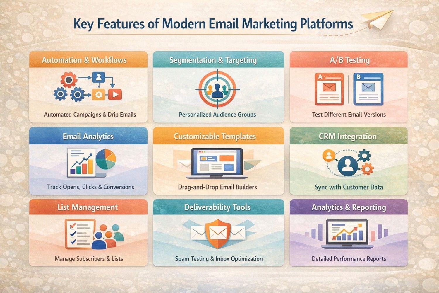 Key Features of Modern Email Marketing Platforms (2026 Guide)